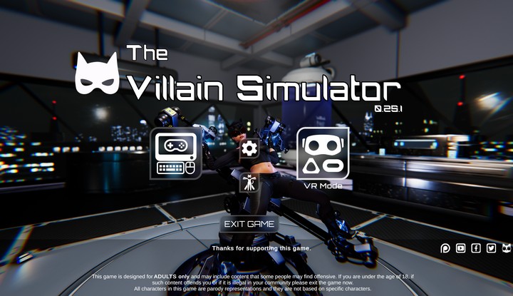 ģ The Villain Simulator 0.28.18.99G