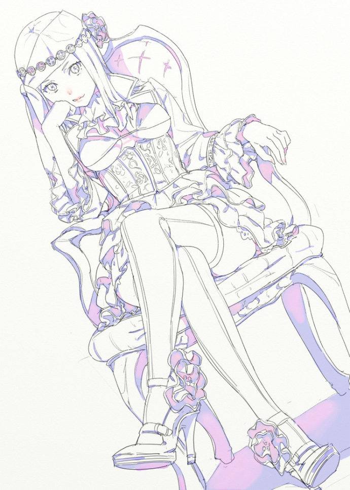 动画美术线稿资料设定 人体动态表情姿势参考临摹合集