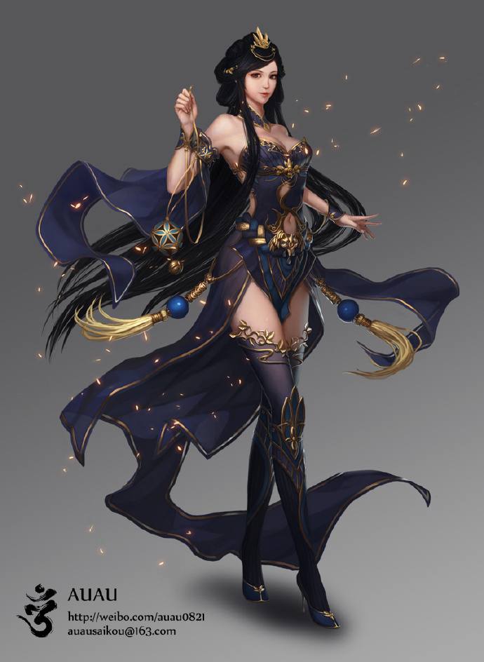 魔法巫师 类型角色设定超级合集 两千多张 cg原画造型设计参考必备