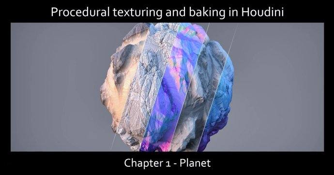 [Houdini] Houdini纹理烘培渲染技术视频教程