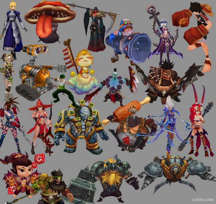 300英雄全套角色