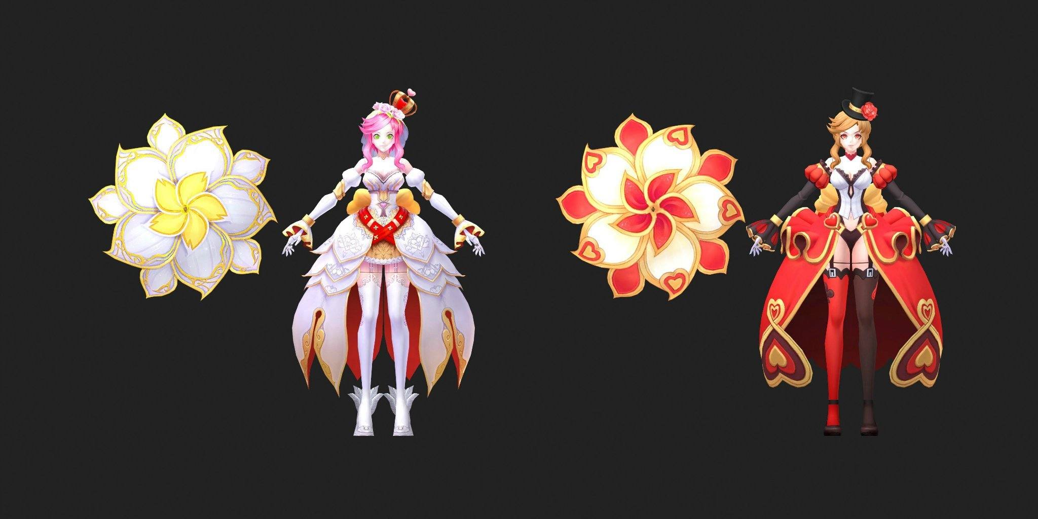 《英雄战境》成套角色模型(部分）