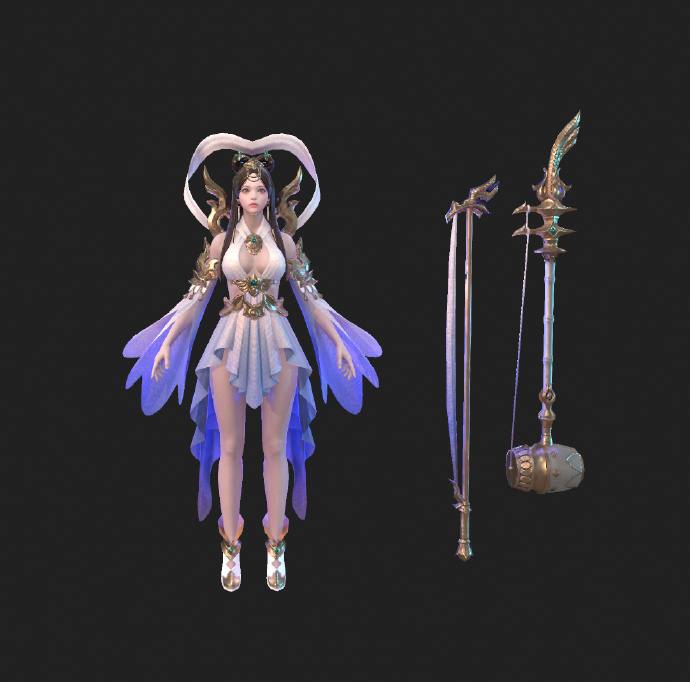 【三国blade】逆天中国风虚幻4次世代手游角色模型合集