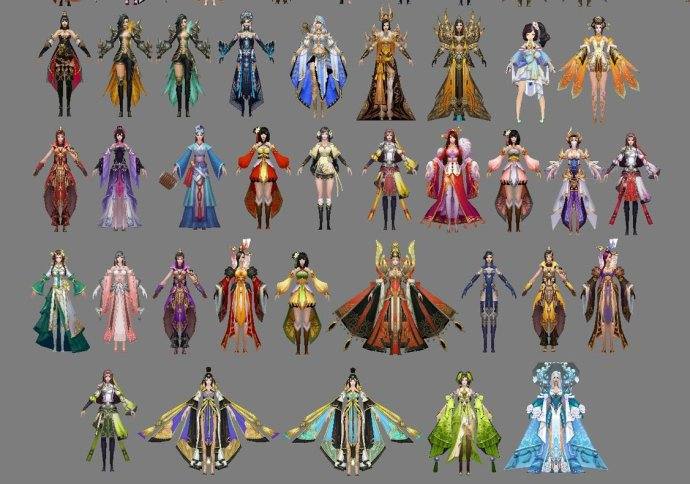 精品中国风武侠人物角色3D模型【附赠武器】