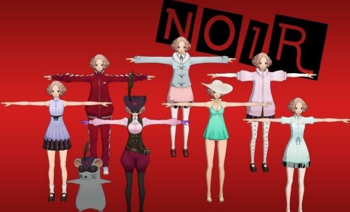 女神异闻录5 女性人物3D人物合集