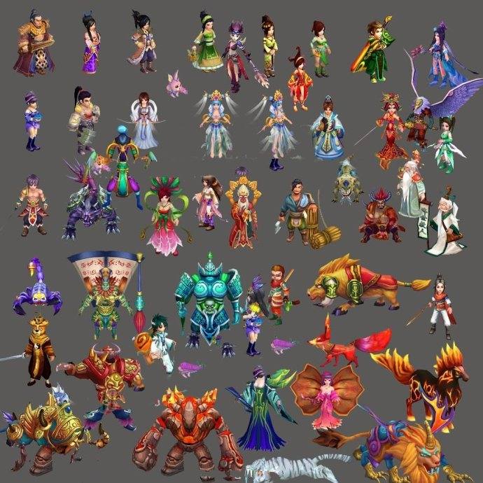 角色梦幻飞仙全套资源共11G